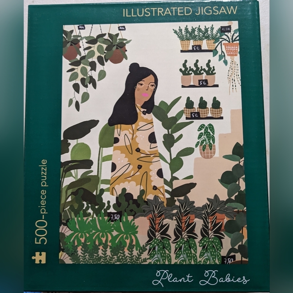 New Illustrated Jigsaw Puzzle - Plant Babies, T3MIS